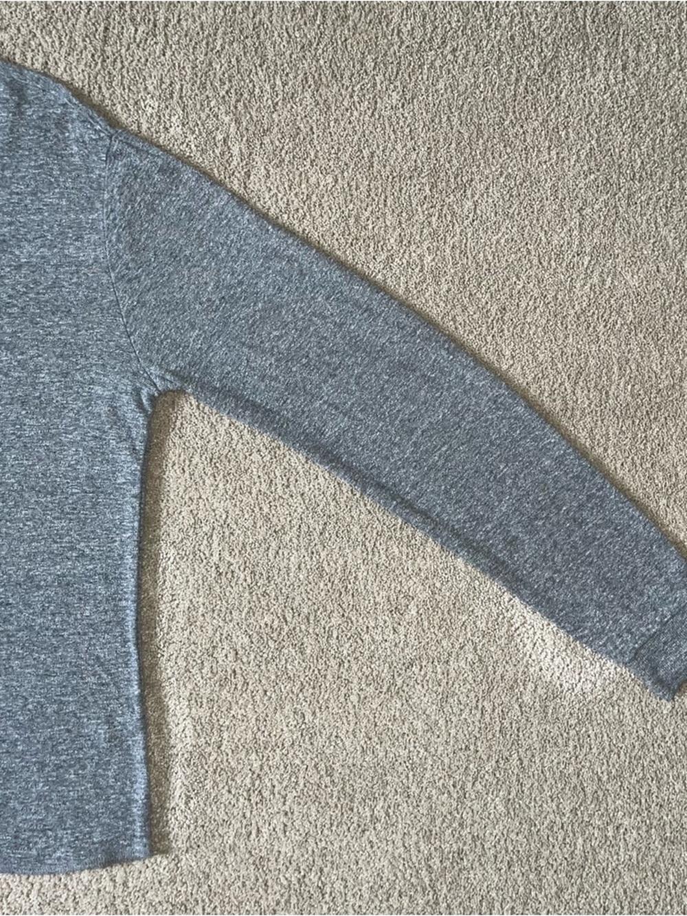 Men’s Marine Layer Double Knit Heather Gray Long-Sleeve Henley - M - Picture 4 of 9